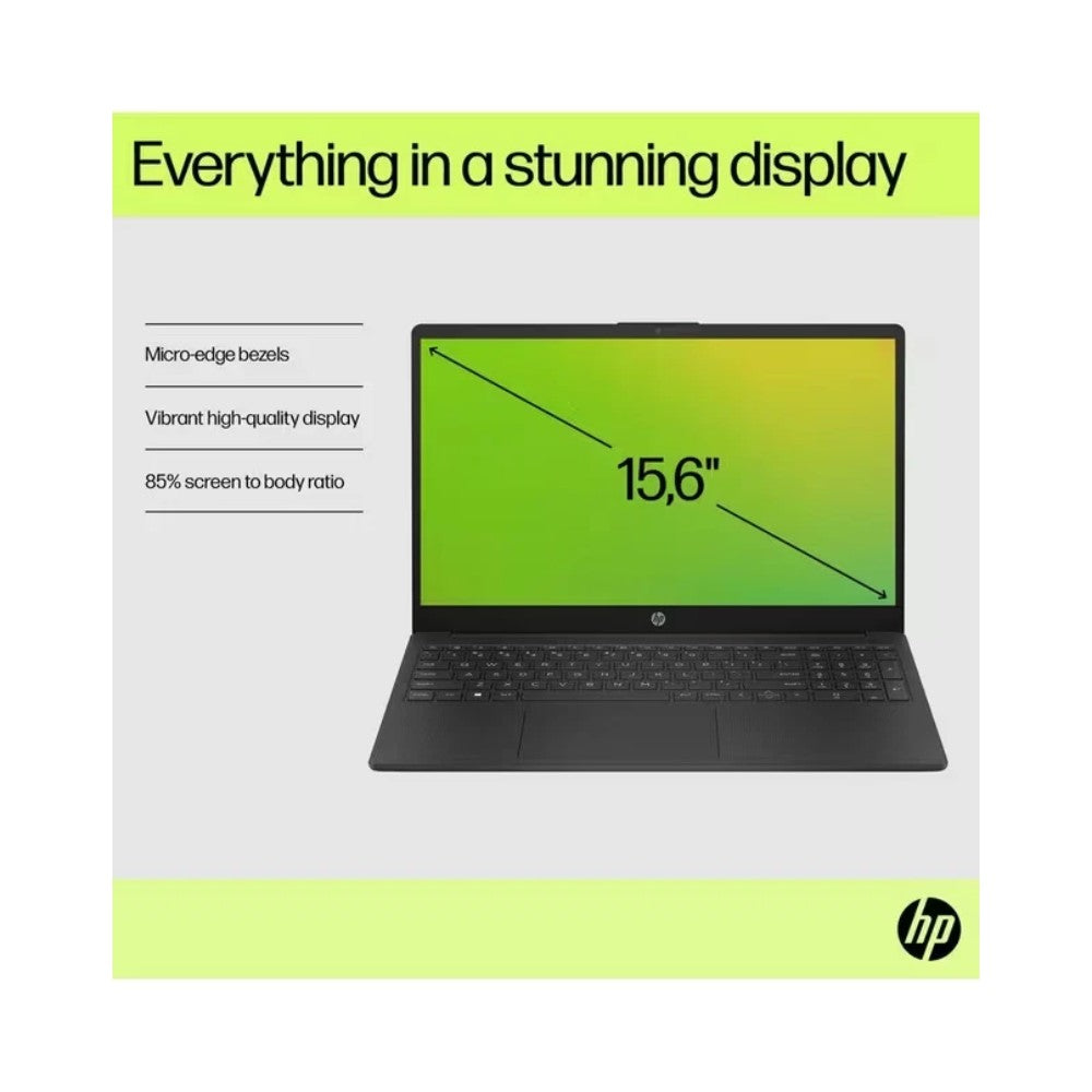 HP 15.6" Laptop - Intel Core i3 8GB RAM 256GB SSD Windows 11