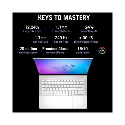 ASUS ROG Zephyrus G14 14" 3K OLED 120Hz Gaming Laptop - AMD Ryzen 9, 32GB RAM, RTX 5070, 1 TB SSD