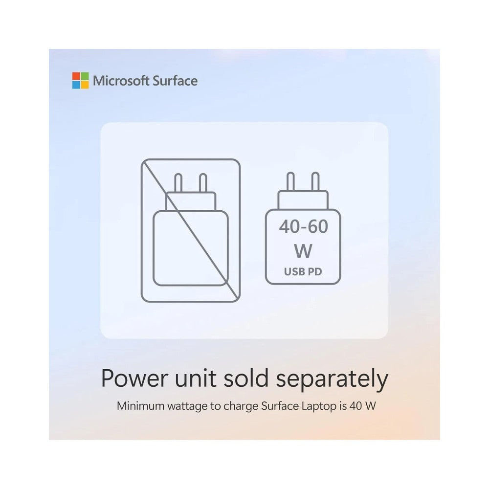 Microsoft Surface Touchscreen Laptop 13" Copilot+ PC - Platinum - Snapdragon X Plus 16GB RAM 256GB SSD