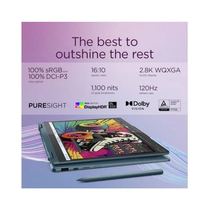 Lenovo Yoga 7 14" 2-in-1 2.8K OLED Laptop - AMD Ryzen AI 5 340 16GB RAM 512GB SSD