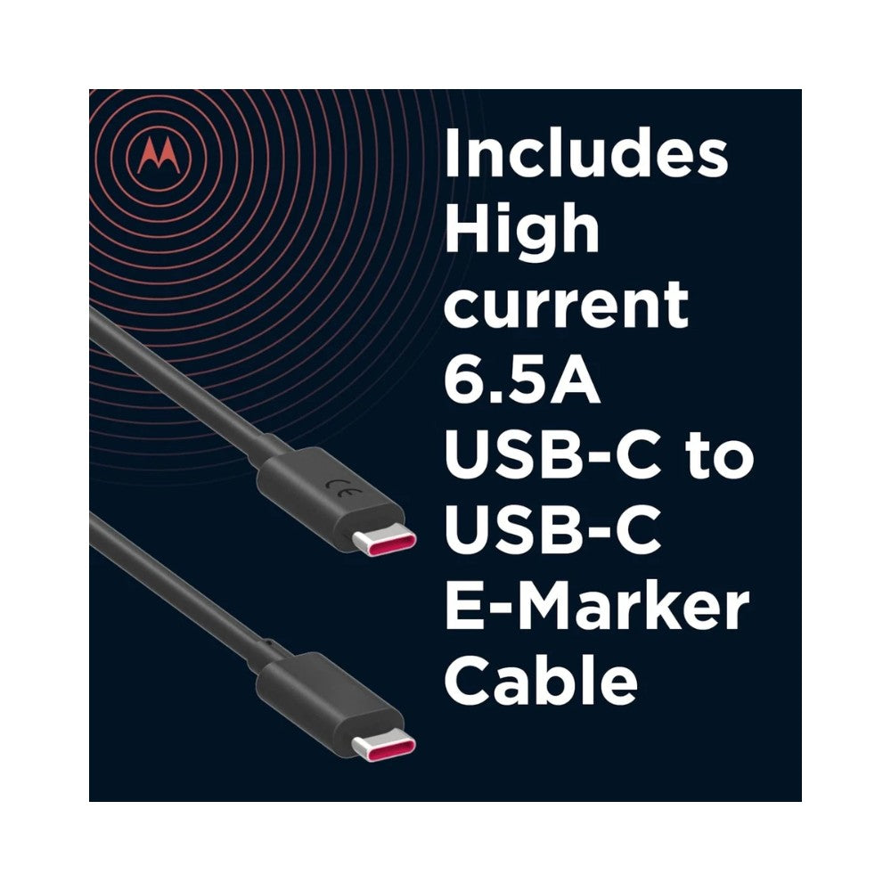 Motorola TurboPower 68W Charger & USB Type-C Cable (1 Meter)