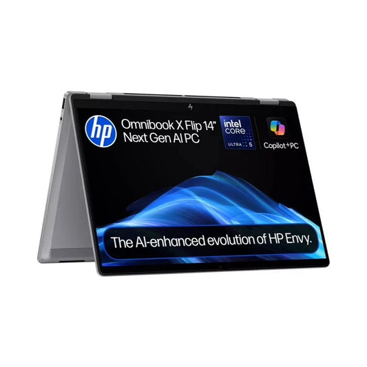 HP OmniBook X Flip 14-fm0505sa 14" 2-in-1 Touchscreen Laptop Intel Core Ultra 5 226V 16GB RAM 512GB SSD