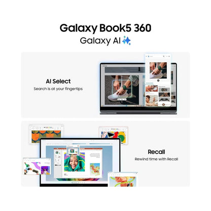 SAMSUNG Galaxy Book5 360 15.6" AMOLED Laptop - Intel Core Ultra 7 256V 16GB RAM 512GB SSD