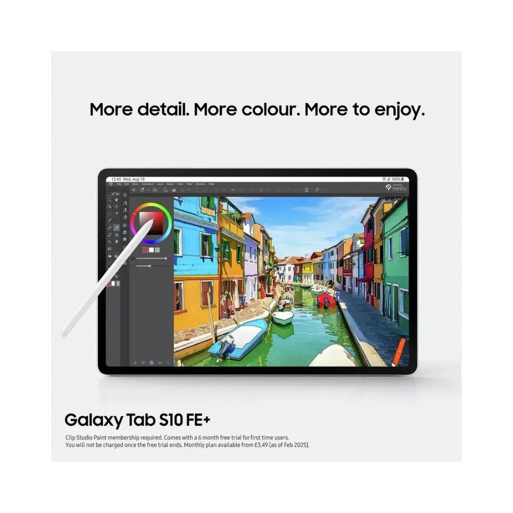 Samsung Galaxy Tab S10 FE+ 13.1" Tablet & S-Pen 256GB - Blue
