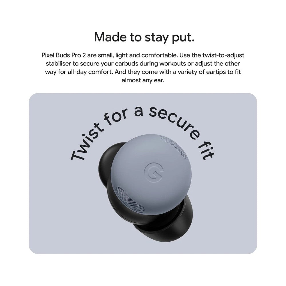 Google Pixel Buds Pro 2 Wireless Bluetooth Earphones - Moonstone