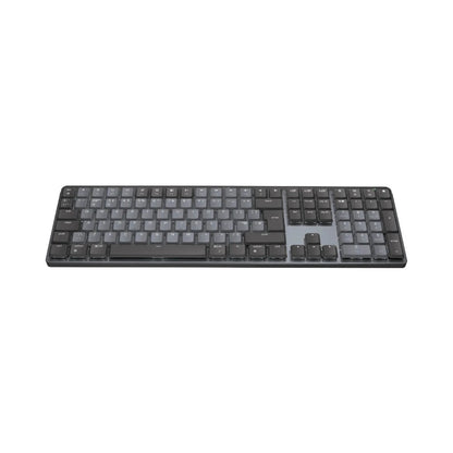 LOGITECH MX Wireless Mechanical Keyboard Tactile Quiet - Graphite - Full Size