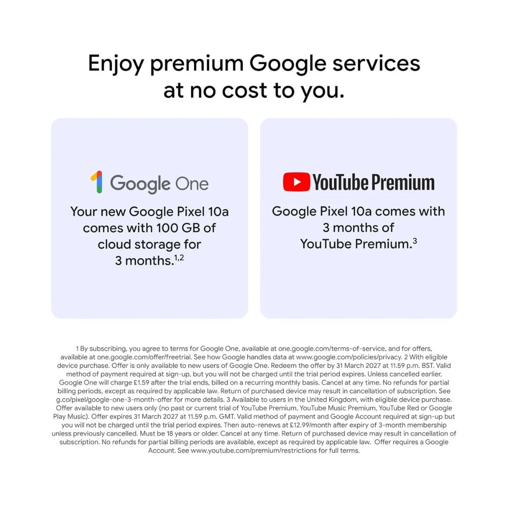 Google Pixel 10a 5G 128GB - Obsidian