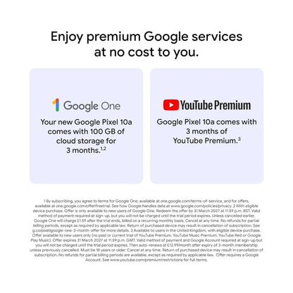 Google Pixel 10a 5G 128GB - Obsidian