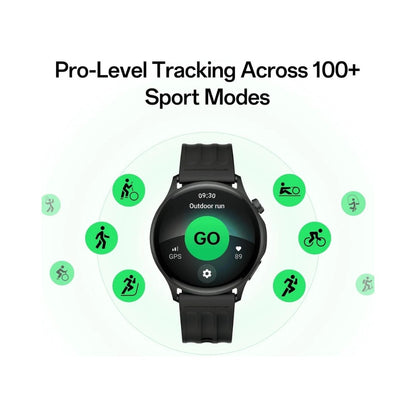 OnePlus Watch Lite 45mm Smartwatch - Black Steel