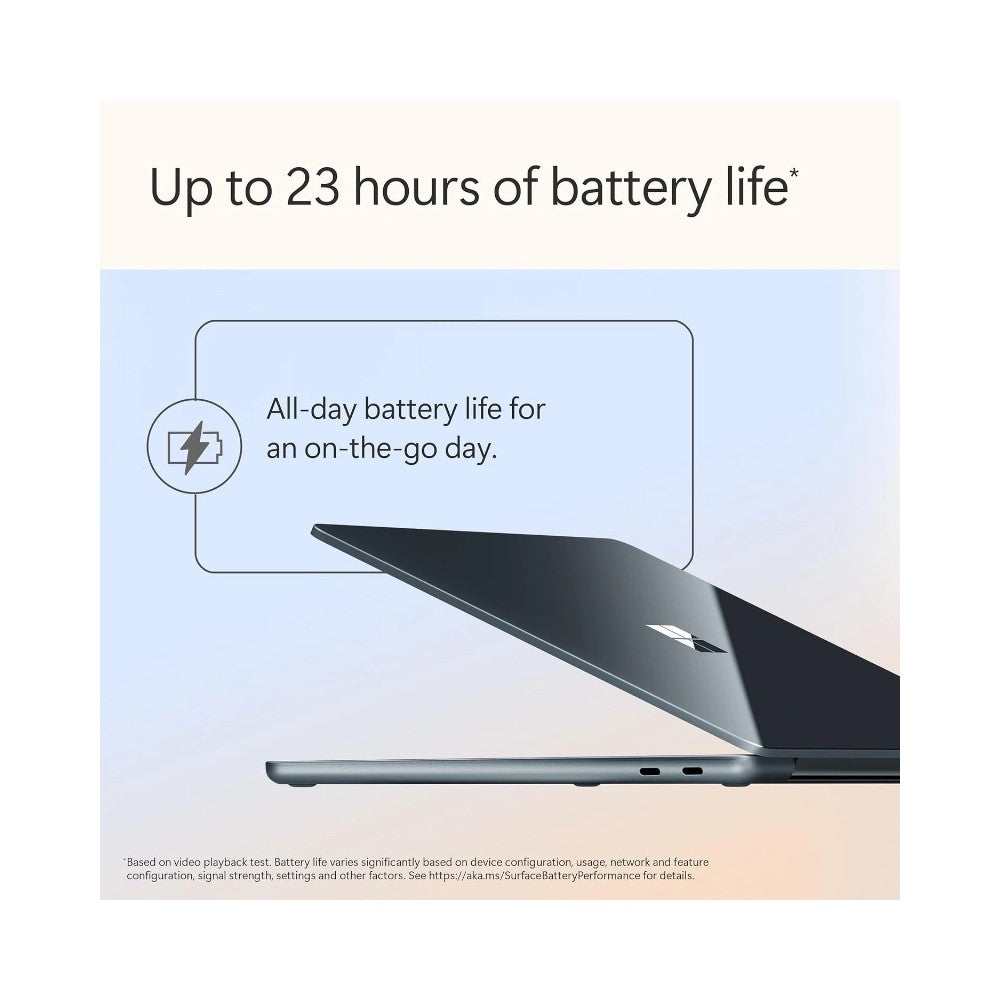 Microsoft Surface Touchscreen Laptop 13" Copilot+ PC - Platinum - Snapdragon X Plus 16GB RAM 256GB SSD