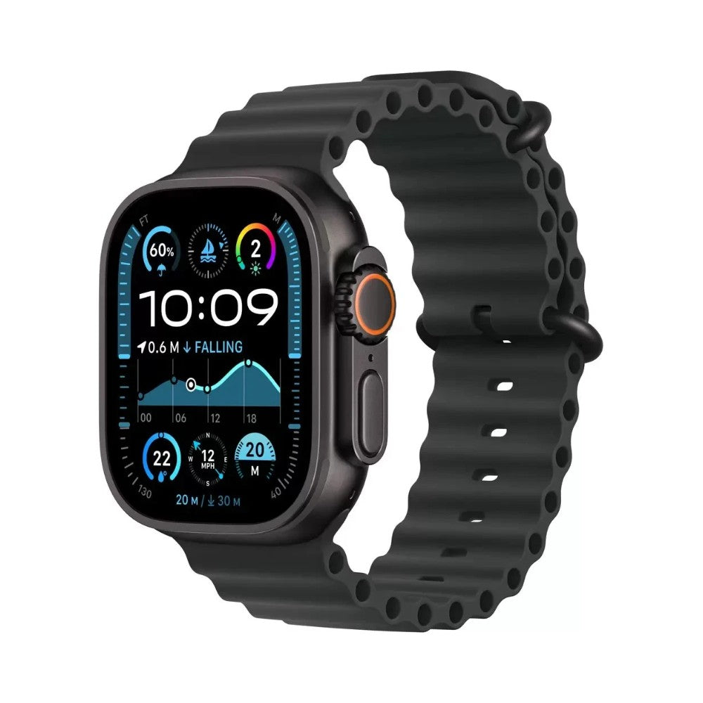 Apple Watch Ultra 2 GPS + Cellular 49mm Titanium Case with Black Ocean Band