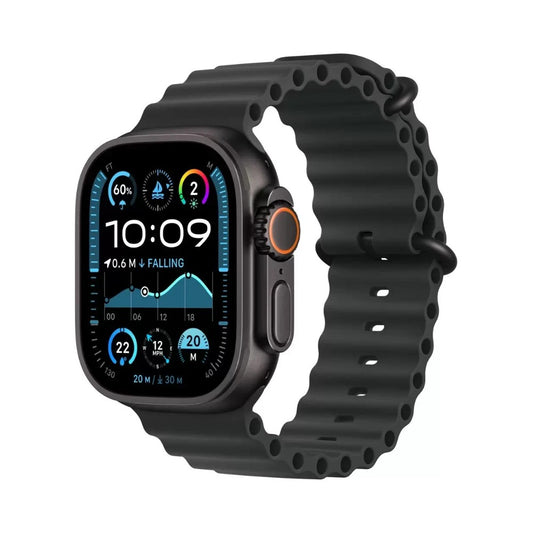 Apple Watch Ultra 2 GPS + Cellular 49mm Titanium Case with Black Ocean Band