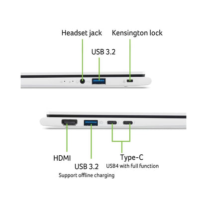 ACER Swift Edge 14 AI Touchscreen 2.8k OLED Laptop - Intel Core Ultra 7 258V 32GB RAM 1TB SSD