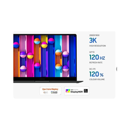 SAMSUNG Galaxy Book5 Pro 14" 120Hz AMOLED Laptop - Intel Core Ultra 7 258V 32GB RAM 512GB SSD