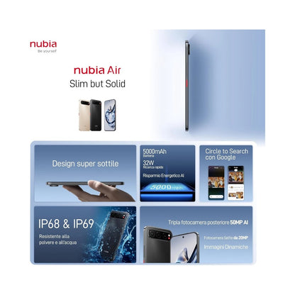 Nubia Air 5G 8GB+256GB - Titanium Black