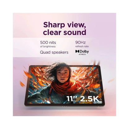 Lenovo Idea Tab 11" Tablet — 8GB RAM, 128GB Storage, Wi‑Fi + 5G (Cellular)