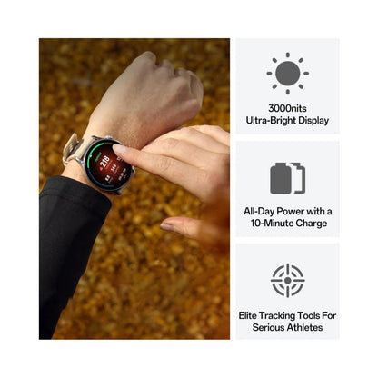 OnePlus Watch Lite 45mm Smartwatch - Black Steel