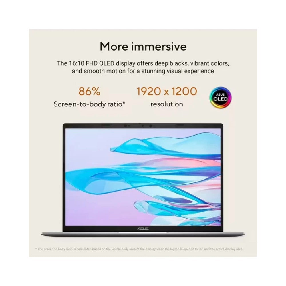 ASUS VivoBook S 14 OLED Laptop - AMD Ryzen AI 7 350 32GB RAM 1TB SSD