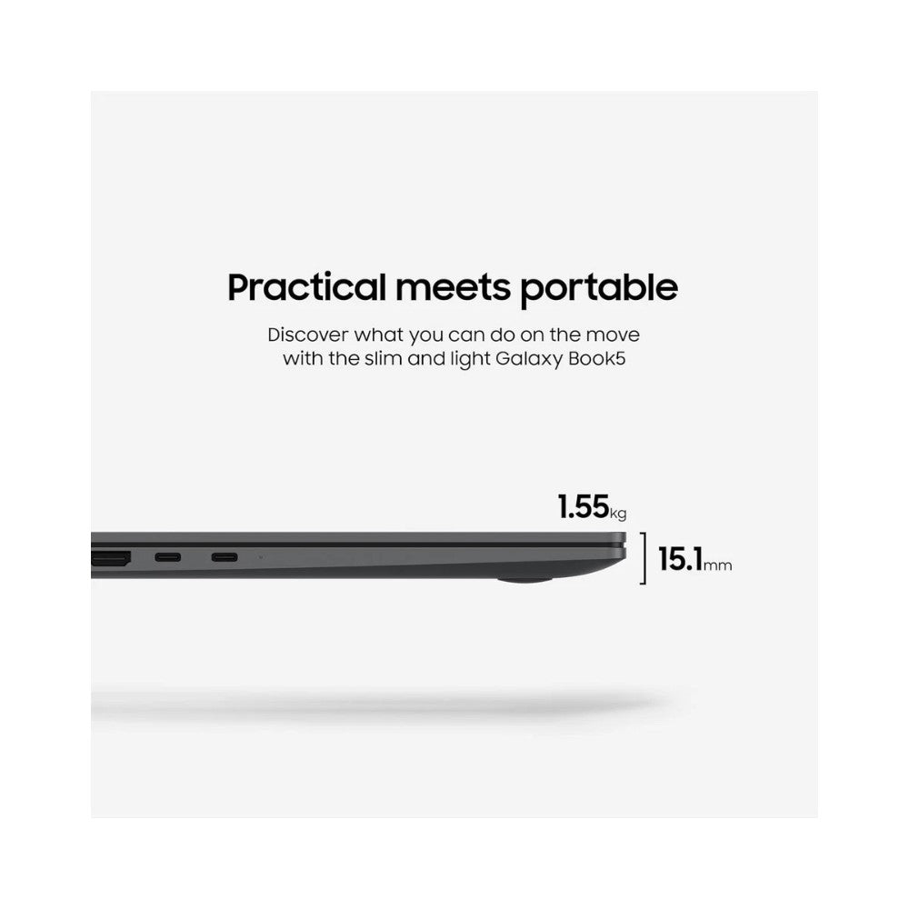SAMSUNG Galaxy Book5 15.6" Laptop - Intel Core Ultra 5 225U 16GB RAM 512 GB SSD