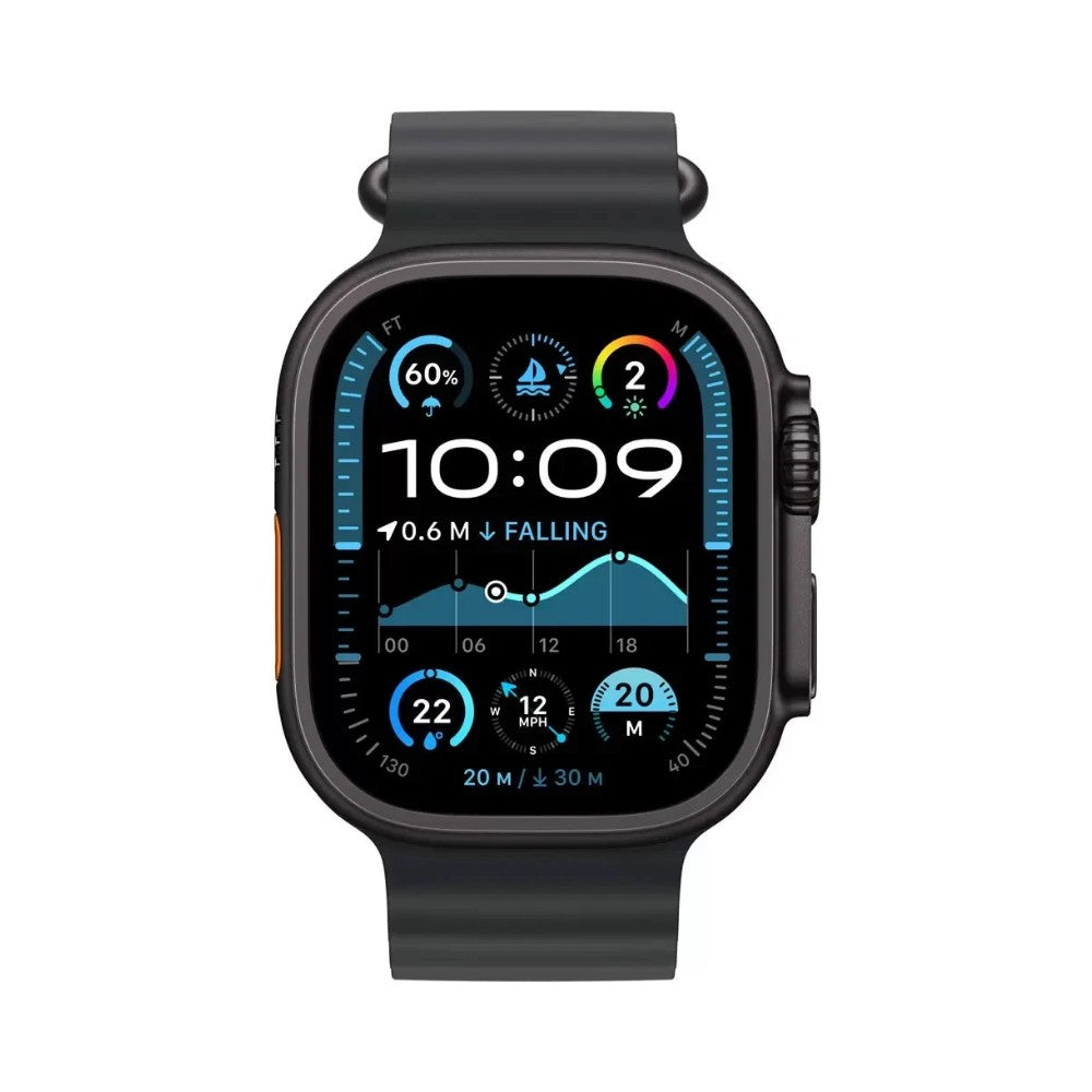 Apple Watch Ultra 2 GPS + Cellular 49mm Titanium Case with Black Ocean Band