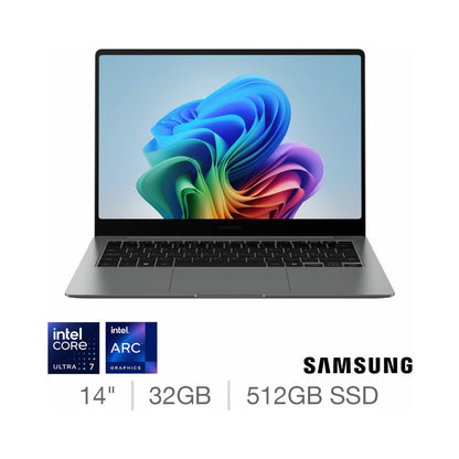 SAMSUNG Galaxy Book5 Pro 14" 120Hz AMOLED Laptop - Intel Core Ultra 7 258V 32GB RAM 512GB SSD