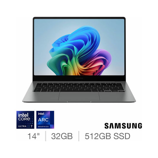 SAMSUNG Galaxy Book5 Pro 14" 120Hz AMOLED Laptop - Intel Core Ultra 7 258V 32GB RAM 512GB SSD