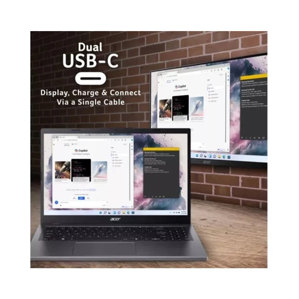 ACER Aspire 15 15.6" Laptop - AMD Ryzen 7 8840HS 16GB RAM 1TB SSD