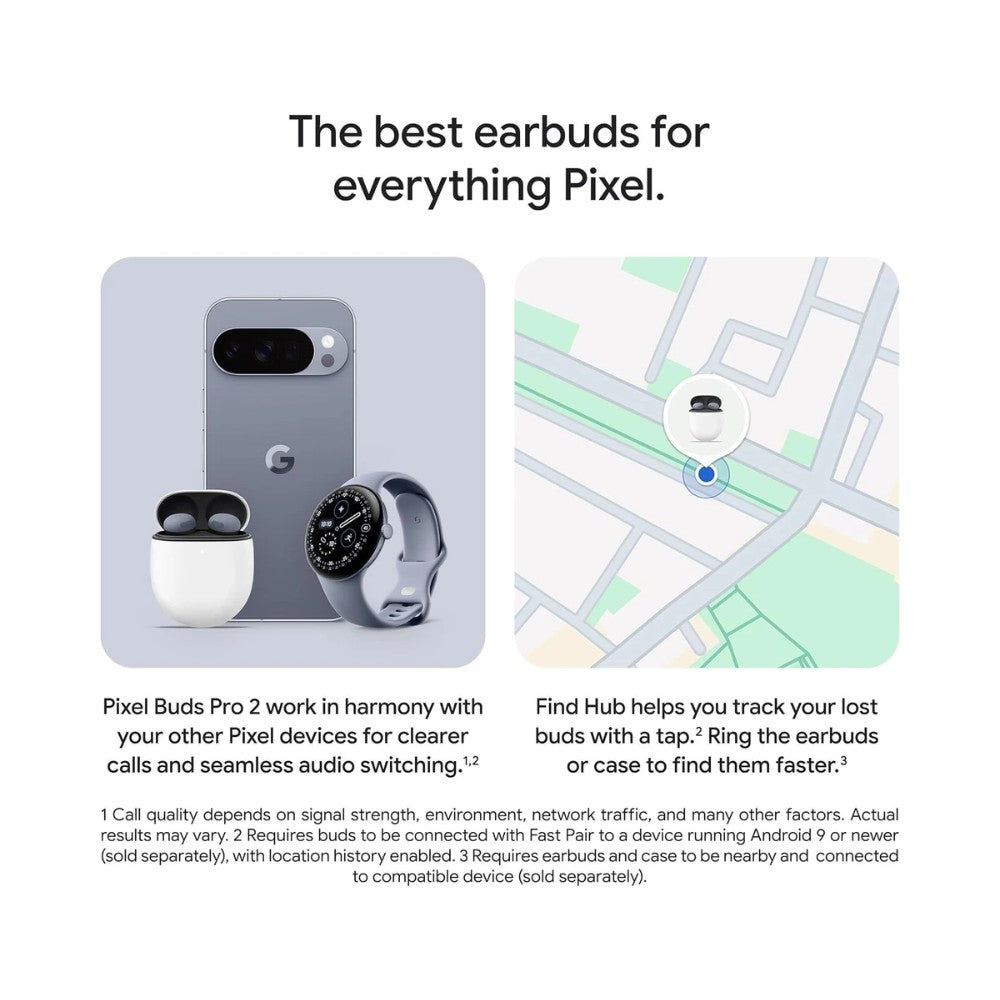 Google Pixel Buds Pro 2 Wireless Bluetooth Earphones - Moonstone