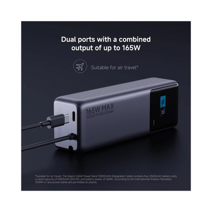 Xiaomi 165W Power Bank 10000mAh Super Fast Charging (Integrated Cable)