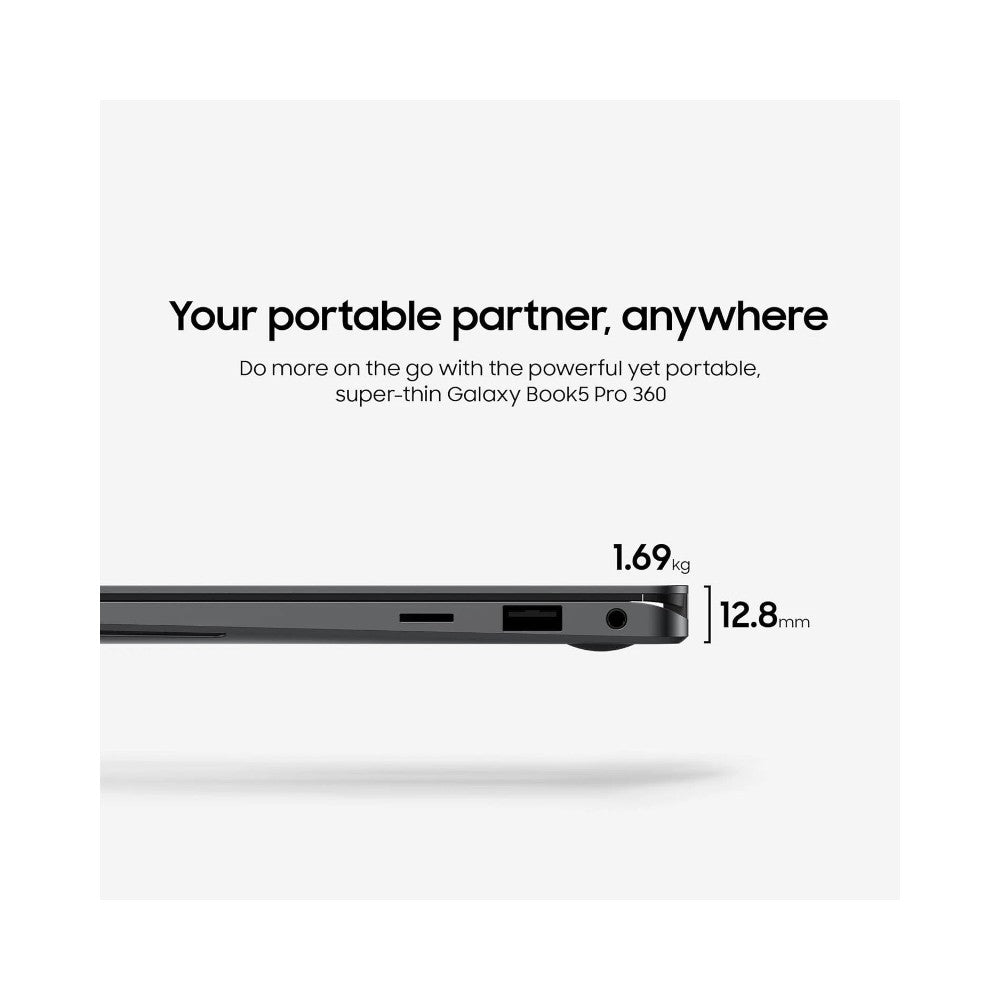 SAMSUNG Galaxy Book5 Pro 360 16" AMOLED 120Hz 2-in-1 Laptop - Intel Core Ultra 5 226V 16GB RAM 512GB SSD