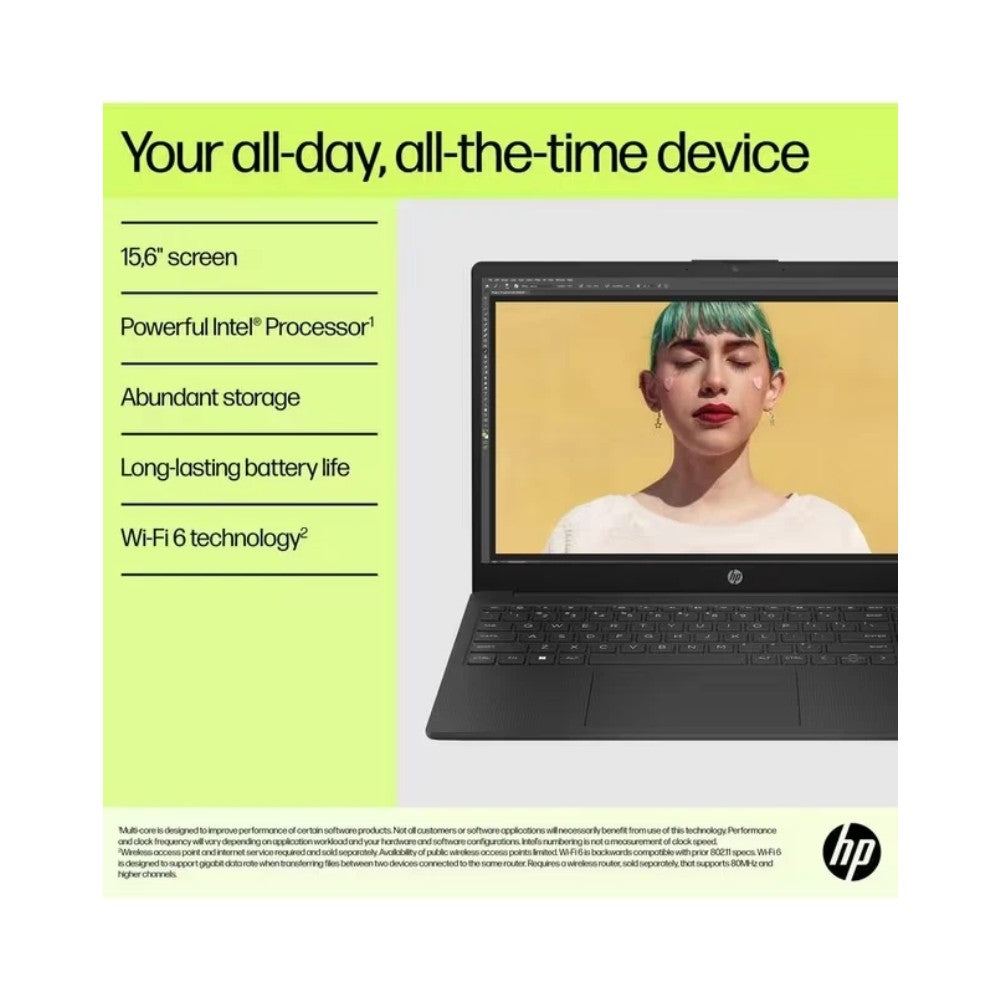 HP 15.6" Laptop - Intel Core i3 8GB RAM 256GB SSD Windows 11
