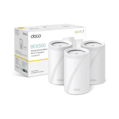 TP-Link Deco BE65 BE9300 Whole Home Mesh Wi-Fi 7 - 3 Pack