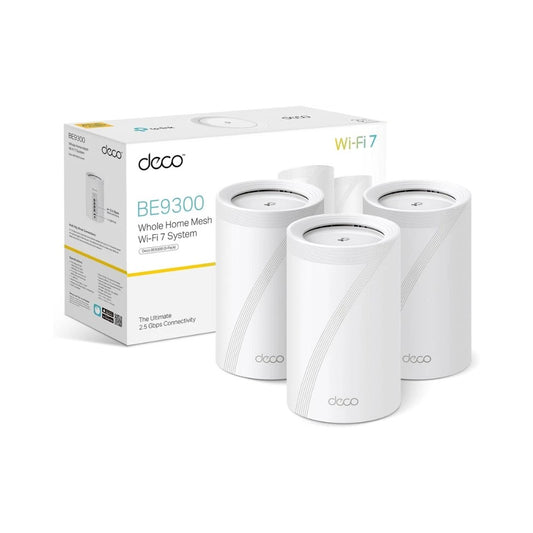 TP-Link Deco BE65 BE9300 Whole Home Mesh Wi-Fi 7 - 3 Pack
