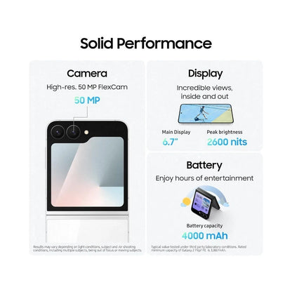 Samsung Galaxy Z Flip7 FE 256GB - White