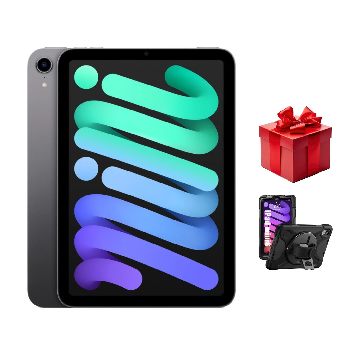 Apple iPad Mini 6th Generation 64GB Wi-Fi + Cellular 5G (Unlocked) - Space Grey