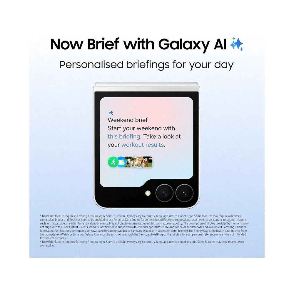 Samsung Galaxy Z Flip7 FE 256GB - White