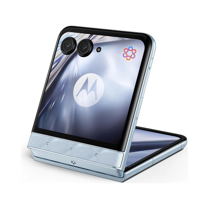 Motorola Razr 60 5G Ice Melt Swarovski Bundle Phone + Moto Buds Loop