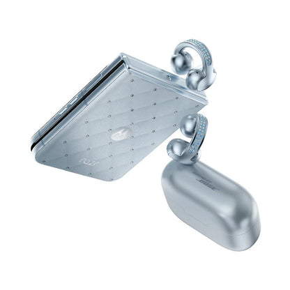 Motorola Razr 60 5G Ice Melt Swarovski Bundle Phone + Moto Buds Loop